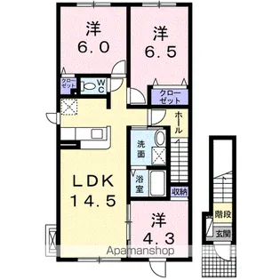 ラ ルーチェ杉並【2階】の間取り